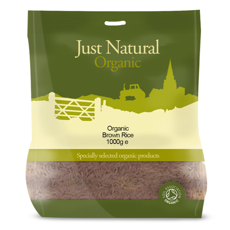 Basmati Brown Rice 1000g, Organic (Just Natural Organic)