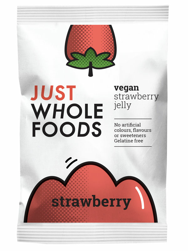 Vegan Strawberry Jelly Crystals 85g (Just Wholefoods)