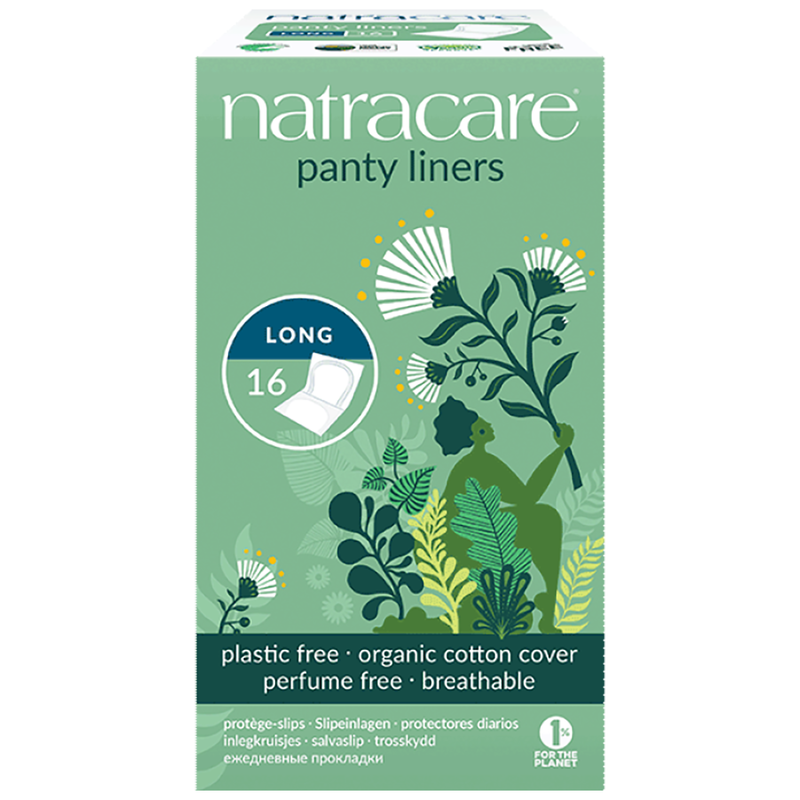 Wrapped Panty Liners, Long x16 (Natracare) Healthy Supplies