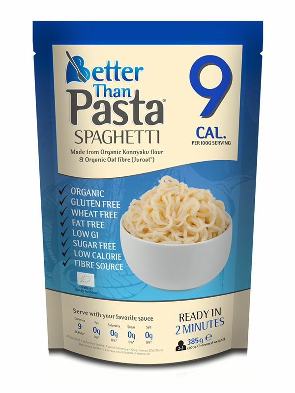 Low Calorie Spaghetti, Organic 385g (Better Than) Healthy Supplies