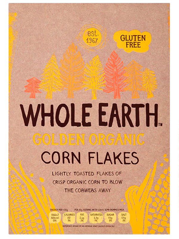 Corn Flakes, Organic 375g (Whole Earth)