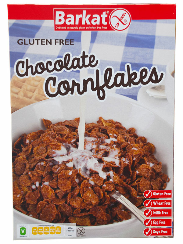 Chocolate Cornflakes, Gluten-Free 300g (Barkat)