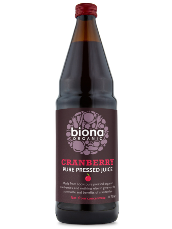 Organic Cranberry Pure Super Juice 750ml (Biona)