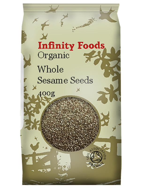 Organic (Whole) Sesame Seeds 400g (Infinity Foods) Healthy Supplies