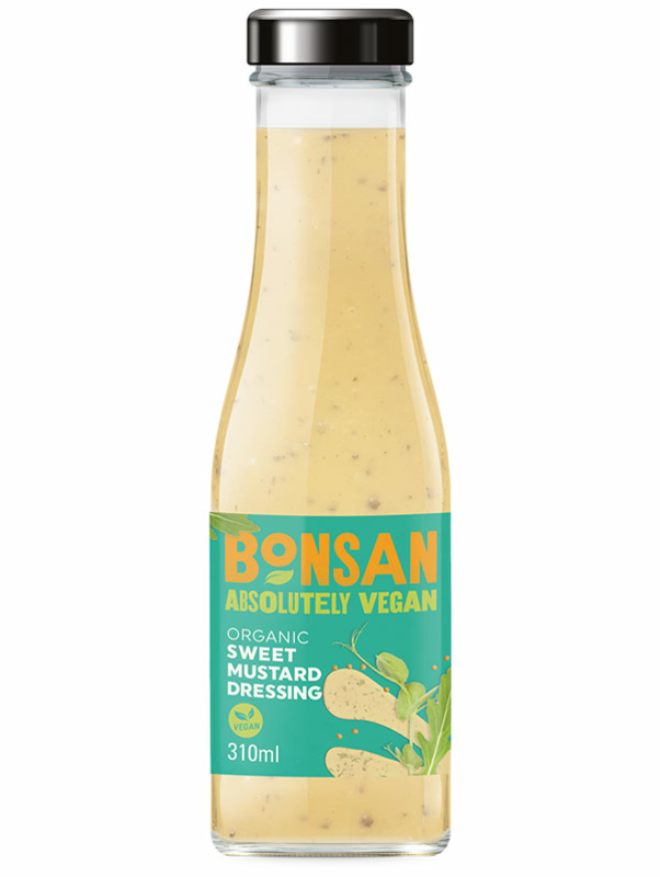 Organic Vegan Sweet Mustard Dressing 310ml (Bonsan)