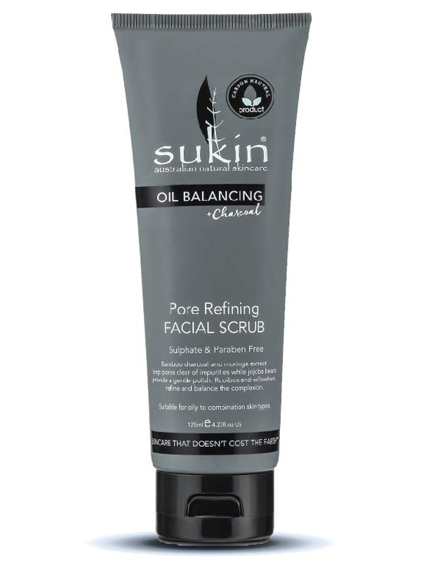 Oil Balancing Pore Refining Facial Scrub 125ml (Sukin)