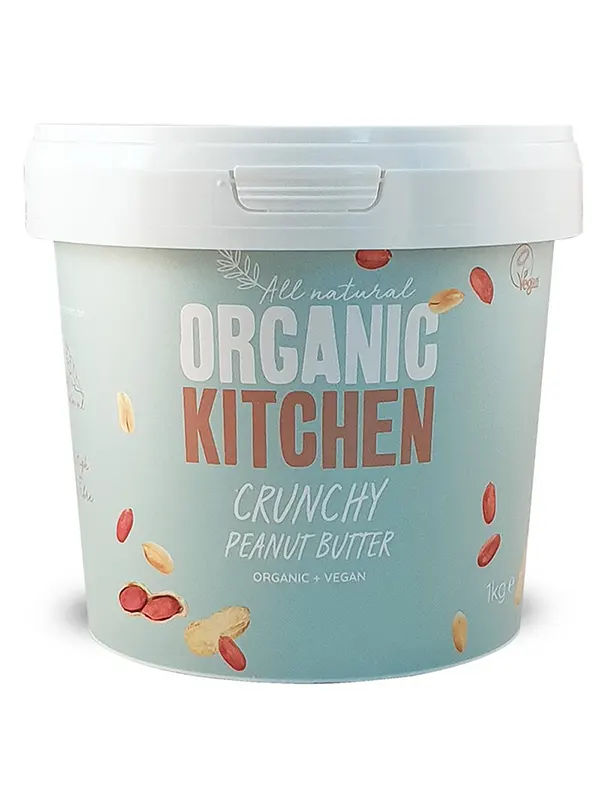 Organic Peanut Butter Crunchy 1kg (Organic Kitchen)