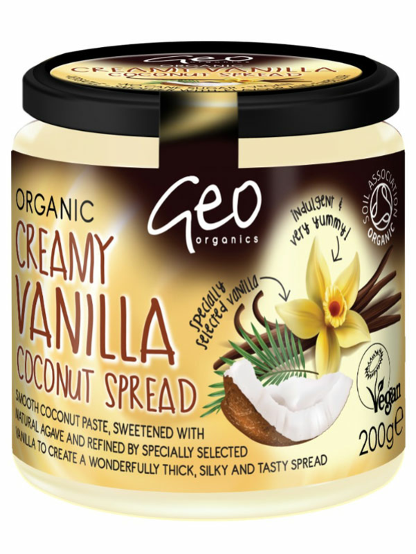 Creamy Vanilla Coconut Spread, Organic 200g (Geo Organics)