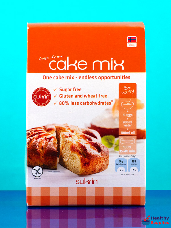 filosofi klodset Lover og forskrifter Gluten Free Cake Mix 270g (Sukrin) | Healthy Supplies