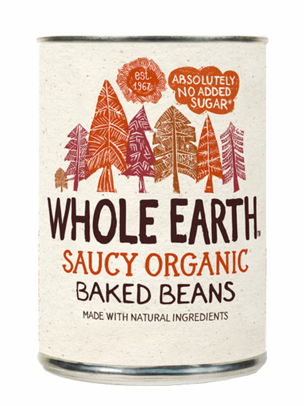 Baked Beans, Organic 420g (Whole Earth)