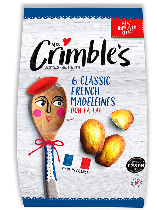 Classic French Madeleines, Gluten-Free 170g (Mrs Crimble's)