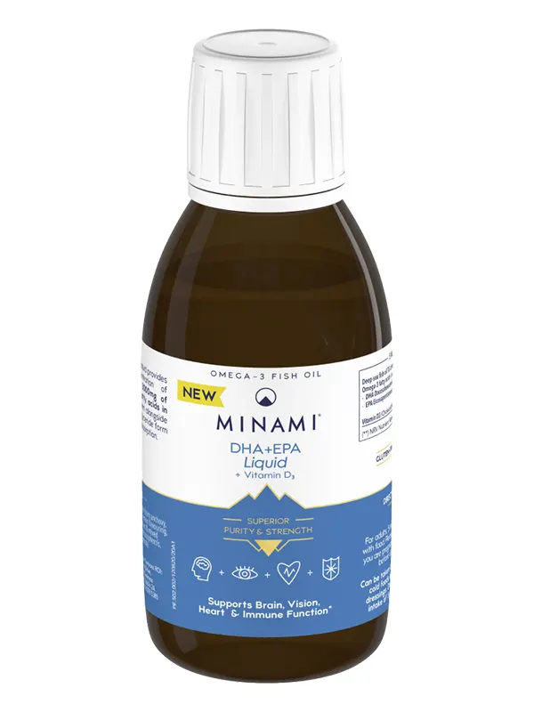 DHA+EPA Liquid Vitamin D3 150ml (Minami Nutrition)