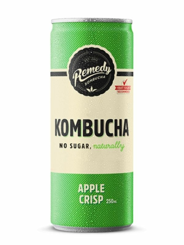 Apple Crisp Kombucha 250ml (Remedy)