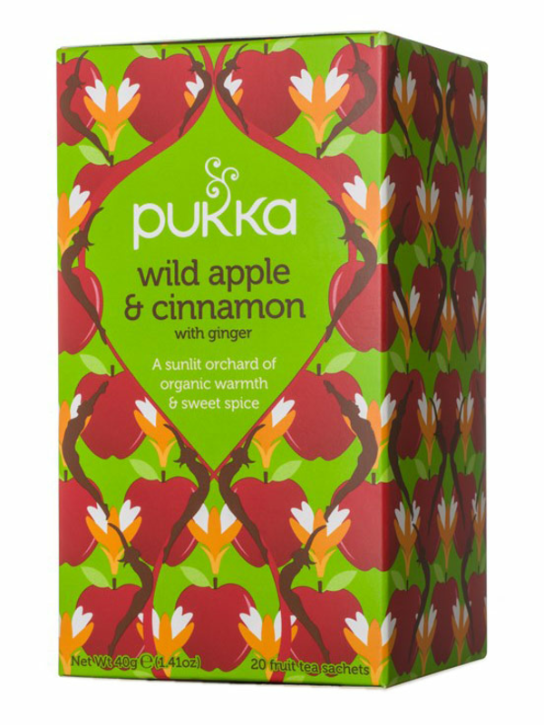 Wild Apple & Cinnamon Tea, Organic 20 x Sachets (Pukka)