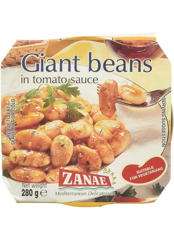 Giant Butter Beans in Tomato Sauce 280g (Zanae)
