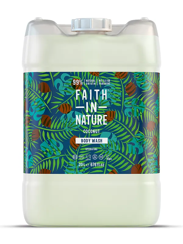 Body Wash Coconut 20L (Faith In Nature)