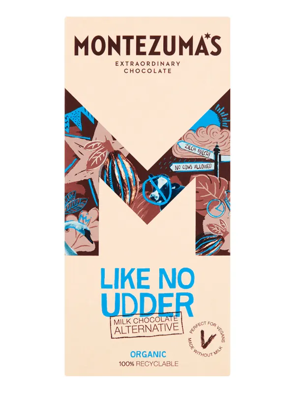 Organic Like No Udder Milk Chocolate 90g (Montezuma's)