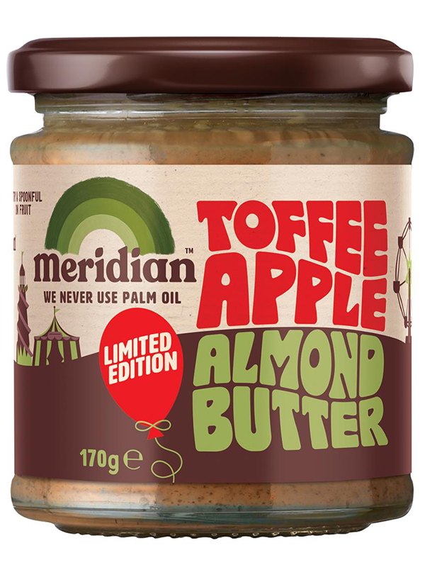 Toffee Apple Almond Butter 170g (Meridian) Healthy Supplies