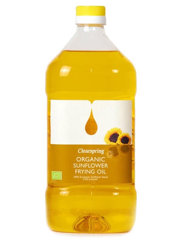 Organic Sunflower Frying Oil 2 Litre (Clearspring) Healthy Supplies