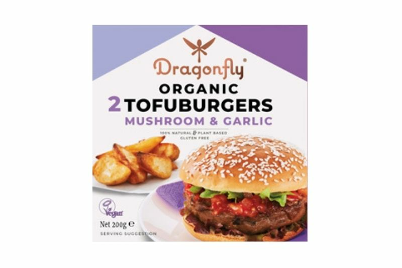 Organic Mushroom Garlic Burger 200g (Dragonfly)