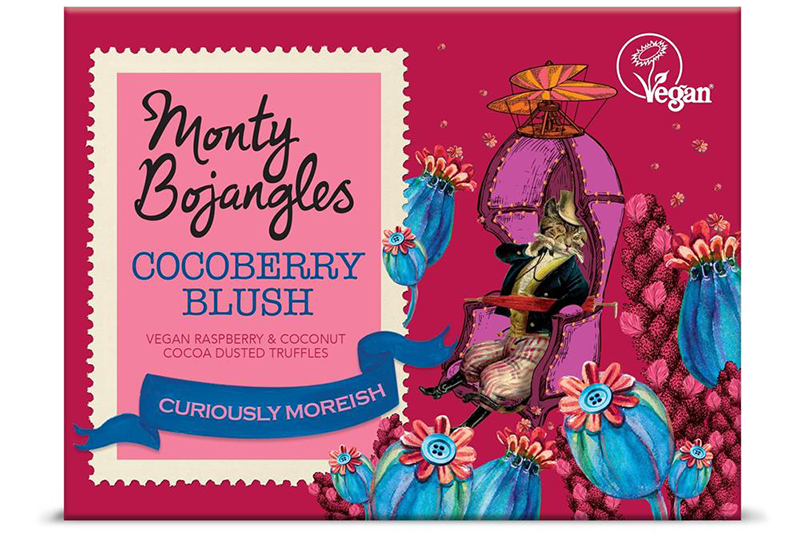 Cocoberry Blush Vegan Truffles 100g (Monty Bojangles)