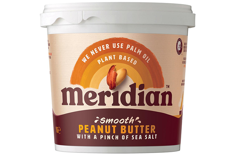 Smooth Peanut Butter with Salt 1kg (Meridian)