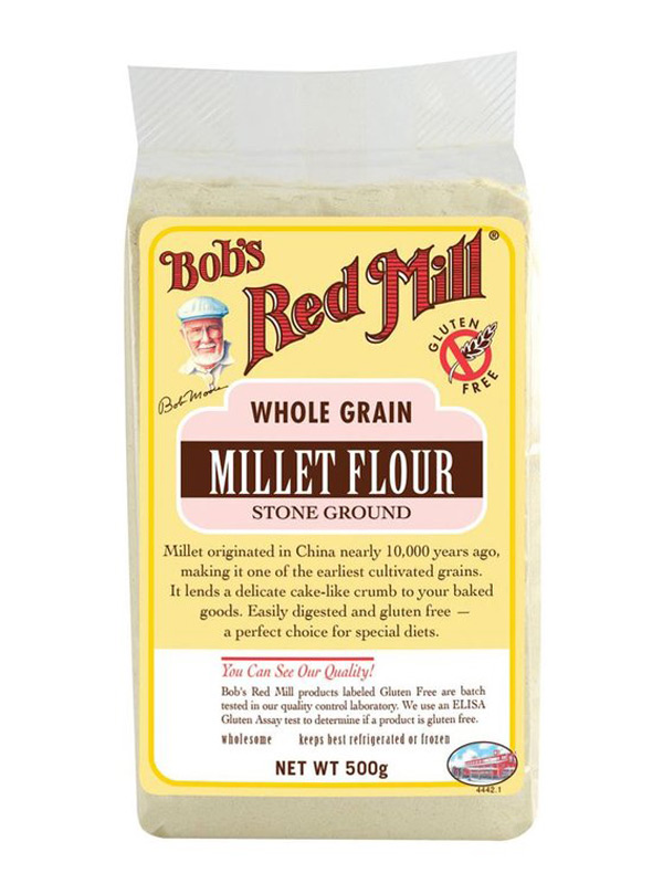Millet Flour 500g, Glutenfree (Bob's Red Mill) Healthy Supplies