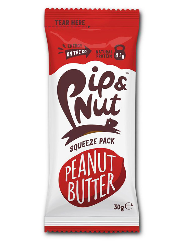 Peanut Butter Squeeze Pack 30g (Pip & Nut) Healthy Supplies