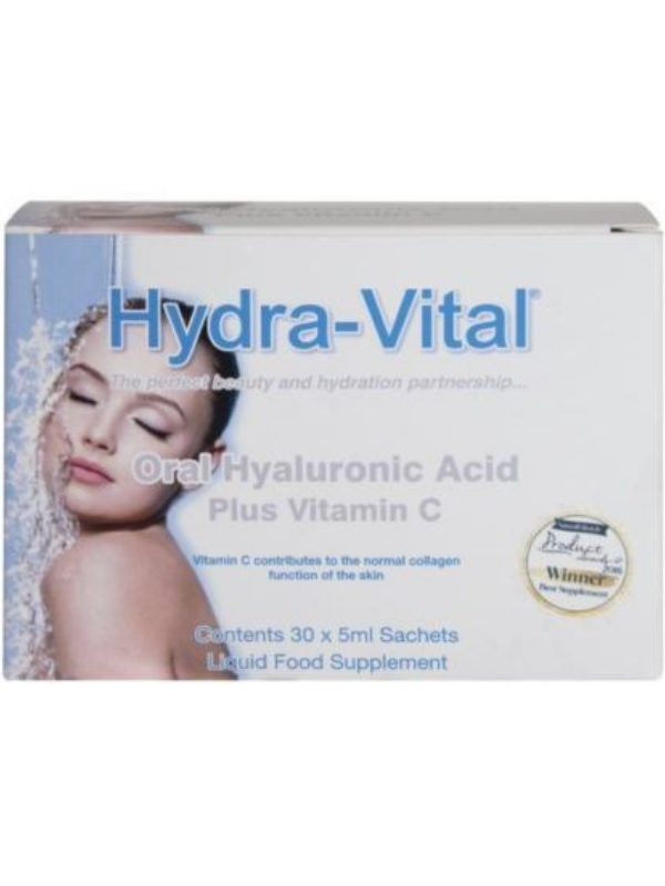 Oral Hyaluronic Acid + Vitamin C, 30x5ml (Hydra-Vital)