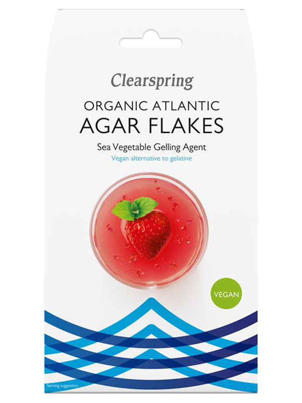 Organic Atlantic Agar Flakes 30g (Clearspring)