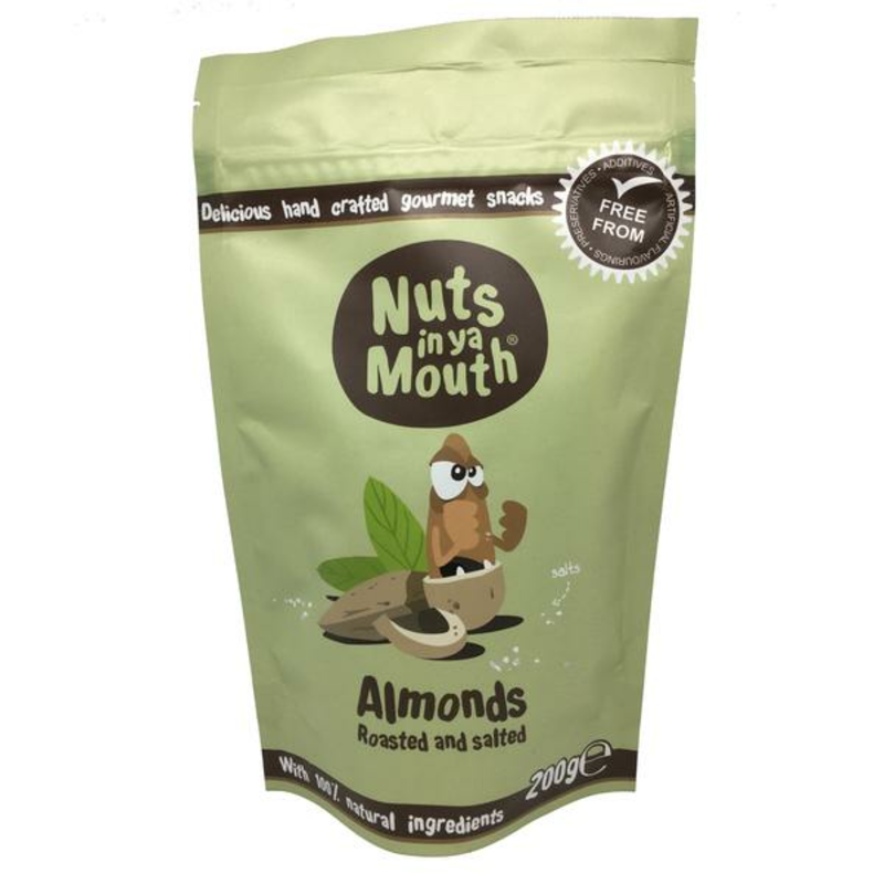 Roasted and Salted Almonds 200g (Nuts In Ya Mouth)