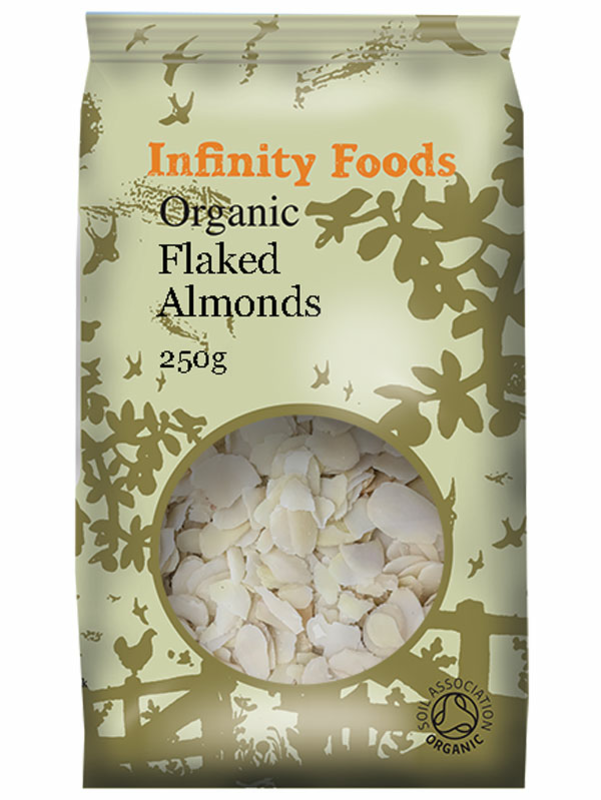 Flaked Almonds, Organic 250g (Infinity Foods)