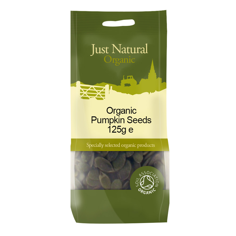 Pumpkin Seeds 125g, Organic (Just Natural Organic)