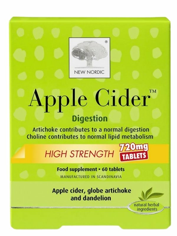 Apple Cider High Strength 60 tablets (New Nordic)