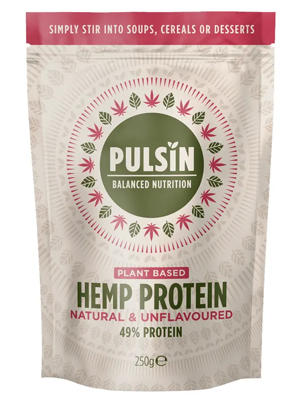 Hemp Protein Powder Unsweetened 250g (Pulsin) Healthy Supplies