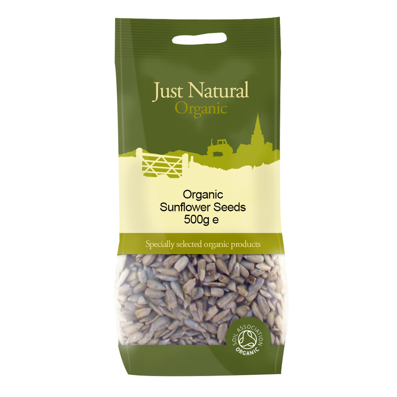 Sunflower Seeds 500g, Organic (Just Natural Organic)