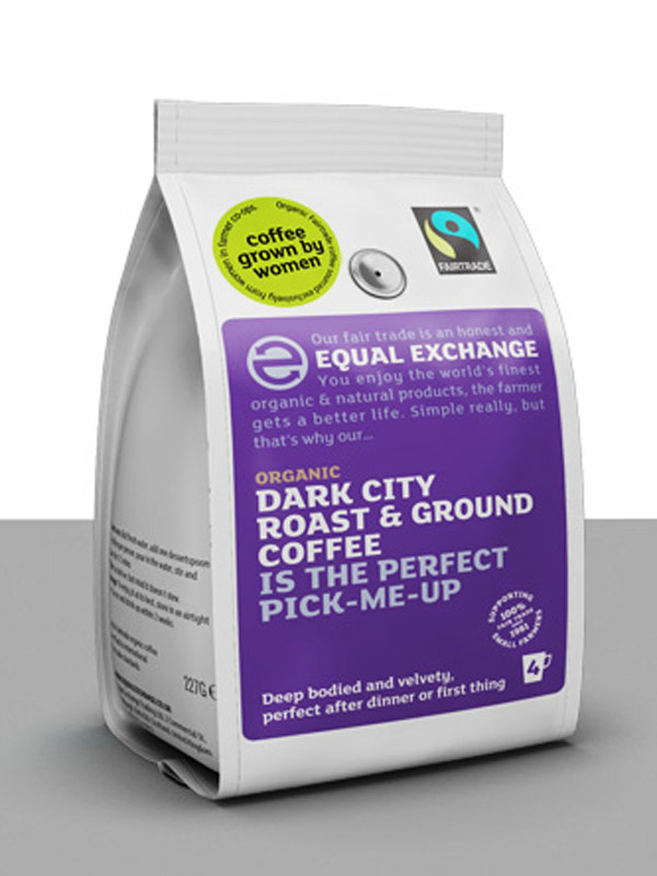Dark City Roast & Ground Coffee, Organic 227g (Equal Exchange)