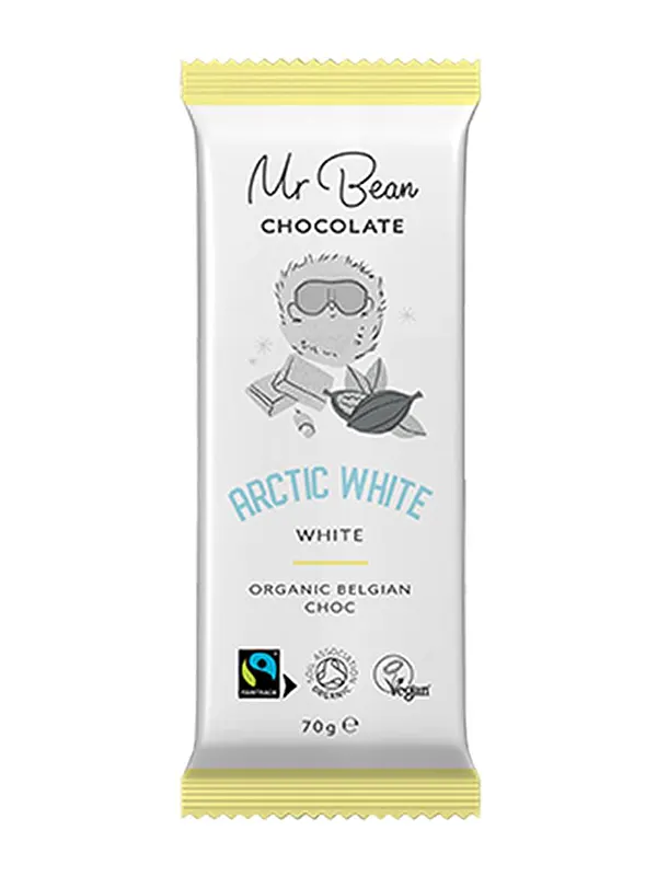 Organic Arctic White 70g (Mr Bean Chocolate)