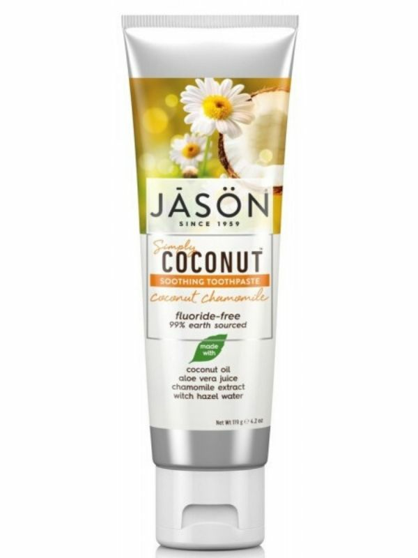 Coconut Soothing Chamomile Toothpaste 119g (Jason)