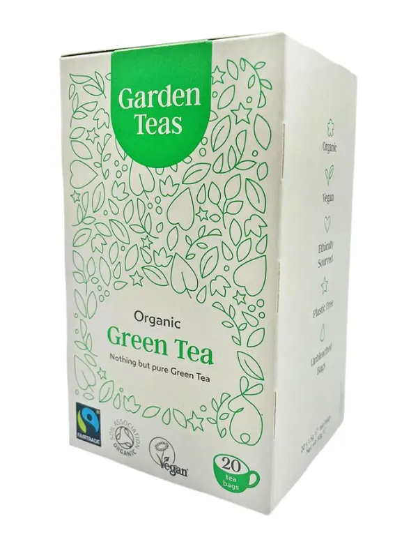 Organic Green Tea 20 Bags (Garden Teas)