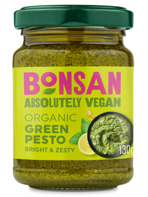 Organic Vegan Green Pesto 130g (Bonsan)