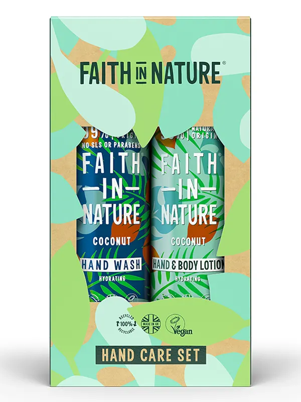 Coconut Gift Set 2 x 400ml (Faith In Nature)