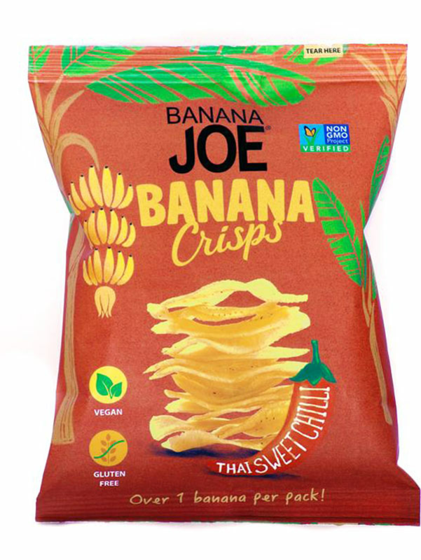 Thai Sweet Chilli Banana Chips 23g (Banana Joe) Healthy Supplies