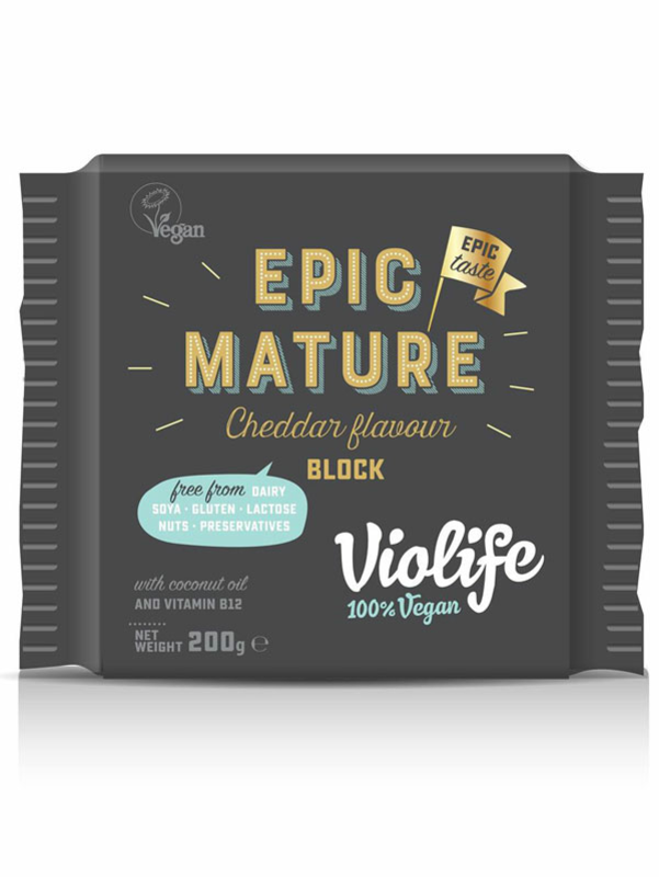 Epic Mature Cheddar Flavour Block 200g (Violife)