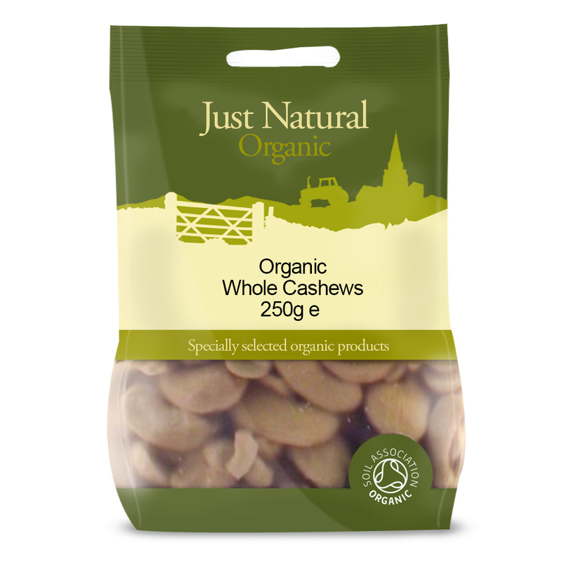 Cashews Whole 250g, Organic (Just Natural Organic)