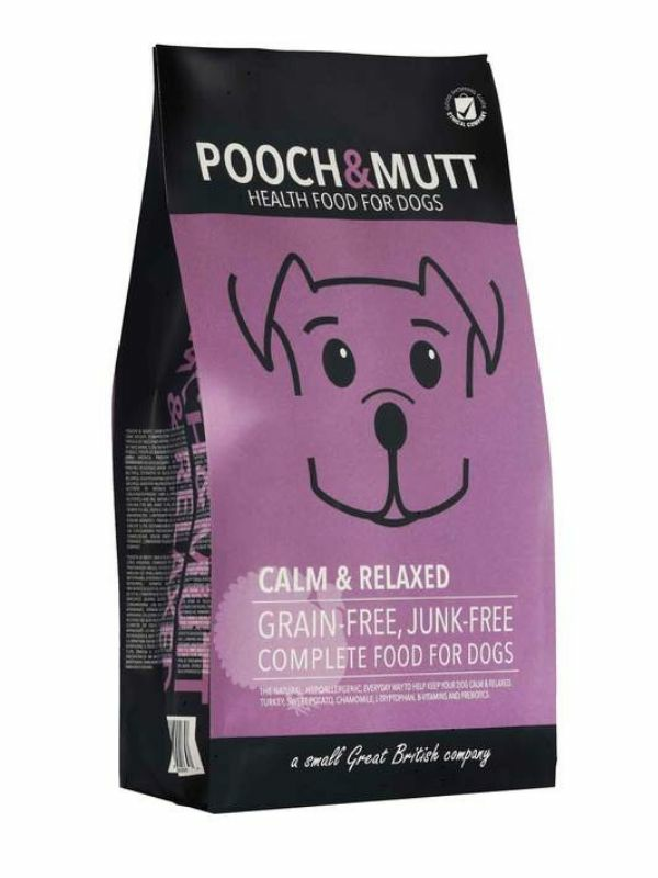 Calm And Relaxed Grain Free Complete Dog Food 2kg (Pooch and Mutt