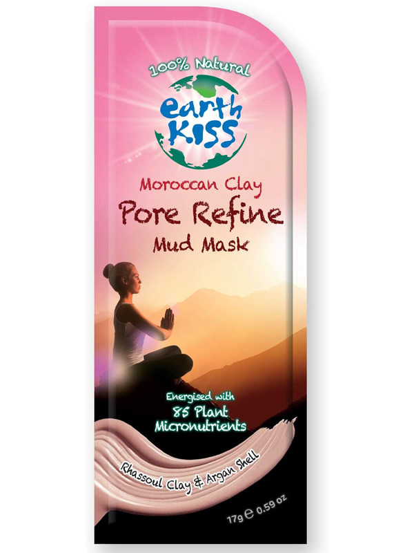 Moroccan Clay Pore Refine Mud Mask 17g (Earth Kiss)