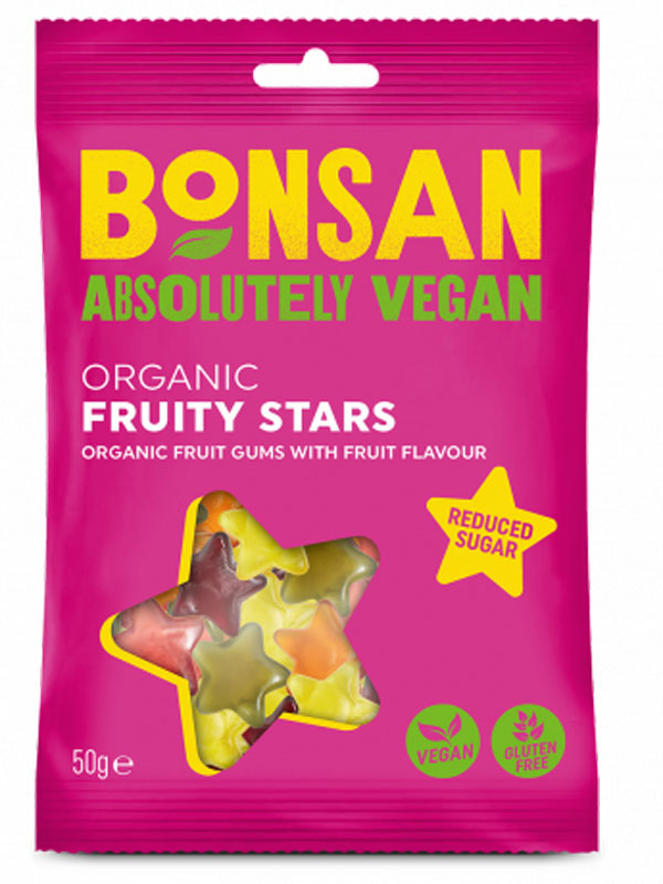 Organic Fruity Stars 50g (Bonsan)