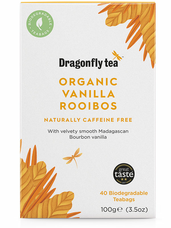 Organic Vanilla Rooibos Tea x 40 bags (Dragonfly Tea) Healthy Supplies