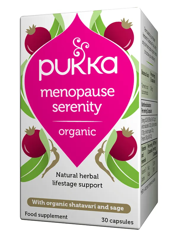 Organic Menopause Serenity 30 Capsules (Pukka)